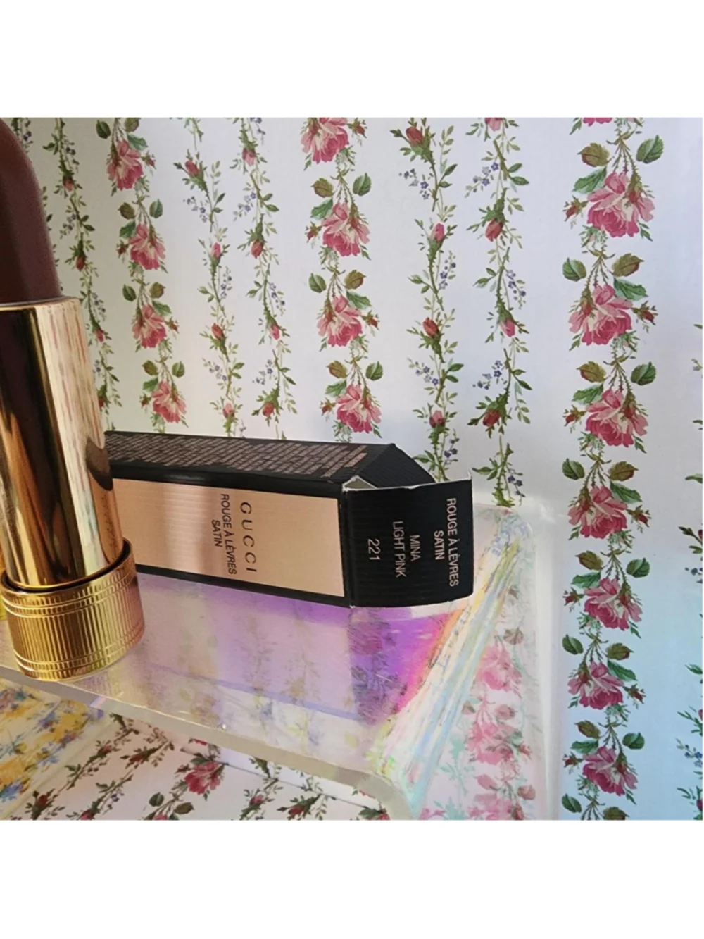 Gucci lipstick in shade 221 #gucci #luxury